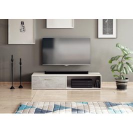 TV stolek Sharp bílá/beton - FALCO