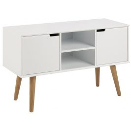SCANDI Bílá skříňka Marika 96 x 38 cm