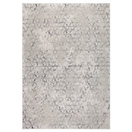 Šedý koberec ZUIVER MILLER 170x240 cm s geometrickými vzory