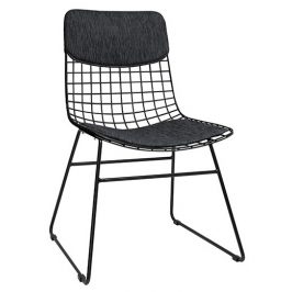 Černý podsedák HK living Comfort