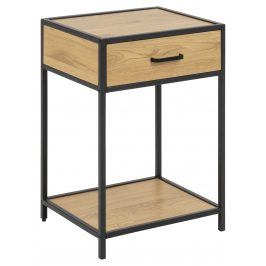 SCANDI Přírodní noční stolek Darila 42 cm se šuplíkem