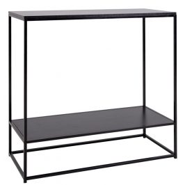 Nordic Living Černý kovový toaletní stolek Winter 80 cm