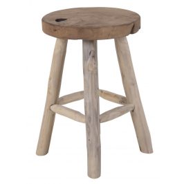 Přírodní teaková stolička Nordic Living Bodit