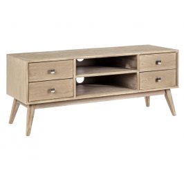 Dřevěný TV stolek Bizzotto Alannis 120 x 40 cm