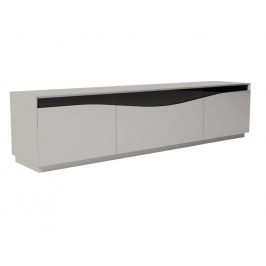 Světle šedý TV stolek Miotto Camilo 190 x 40 cm