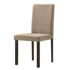 Jídelní židle s čalouněním ve světle hnědé látce KN1210
