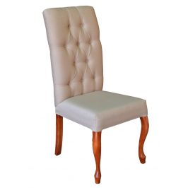 Elegantní křeslo ve stylu gramour v krémové látce KN471
