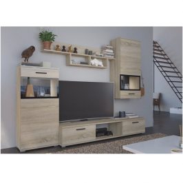 Obývací stěna v dekoru dub sonoma TK3220
