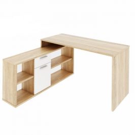 Počítačový stůl 135x60cm v dekoru dub sonoma TK2091
