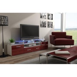 TV stolek Evora bílý