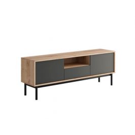 RTV stolek Custodie 2, dub jackson hickory / grafit