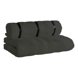 Tmavě šedá rozkládací pohovka vhodná do exteriéru Karup Design Design OUT™ Buckle Up Dark Grey