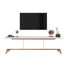 Bílý TV stolek Wren