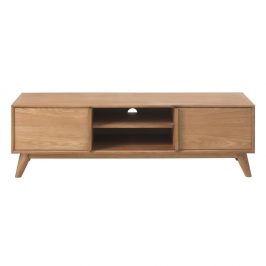 TV stolek v dubovém dekoru Unique Furniture Rho