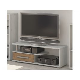 ANGEL TV stolek 1D, craft bílý/craft zlatý