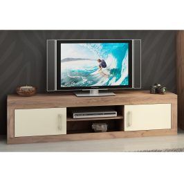 VERIN/05, RTV stolek, craft tobaco/krém