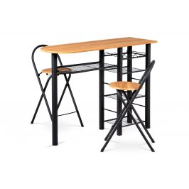 Snídaňový set 1+2 AUB-2000 OAK, dub/černá