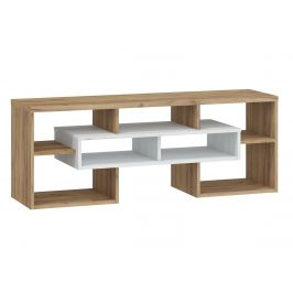 TV stolek RIO 20, craft bílý/craft zlatý