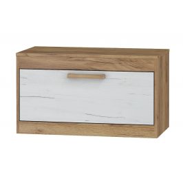TV stolek 1D MAXIMUS 33, craft zlatý/craft bílý