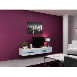 CAMA Televizní stolek VIGO NEW, bílá/bílý lesk