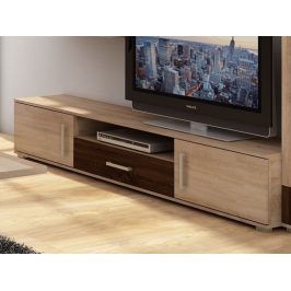 MORAVIA FLAT SOLAR, RTV stolek, dub sonoma sv./dub sonoma tm.