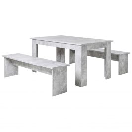 Jídelní sestava MUNCHEN 140, imitace beton