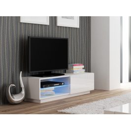 Halmar LIVO RTV-120S televizní stolek stojící, bílá