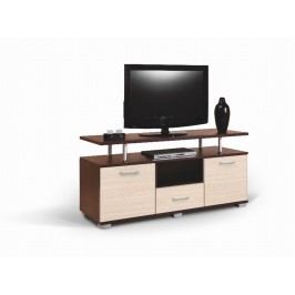 MATIS TV stolek LUNA, wenge/bělený dub