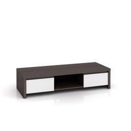 Black Red White KASPIAN, televizní stolek RTV2S, bílý vysoký lesk