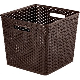 Curver Box MY STYLE SQR - tm. hnědá