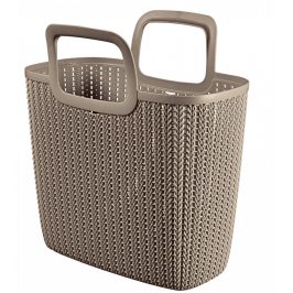 Curver Nákupní taška KNIT - hnědá
