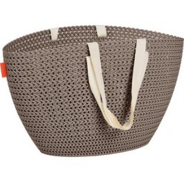 Curver Bag EMILY KNIT - hnědá
