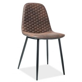 Casarredo Jídelní čalouněná židle TEO D hnědá
