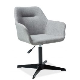 Casarredo Čalouněná židle KUBO šedá