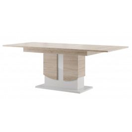 Casarredo Jídelní stůl rozkládací STAR 04 dub sonoma/bílá
