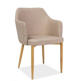 Casarredo Jídelní čalouněná židle ASTOR béžová