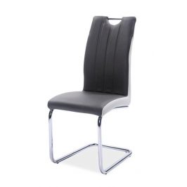 Casarredo Jídelní čalouněná židle H-342 šedá/světlá šedá