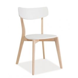 Casarredo Jídelní židle TIBI bílá/dub