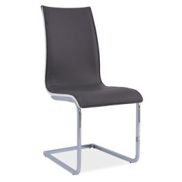 Casarredo Jídelní čalouněná židle H-133 šedá/bílá