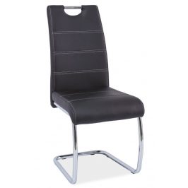 Casarredo Jídelní čalouněná židle H-666 černá