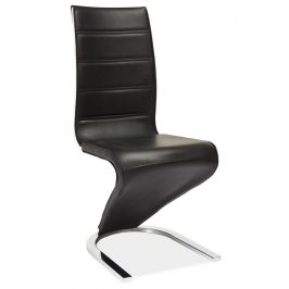 Casarredo Jídelní čalouněná židle H-134 černá/bílá