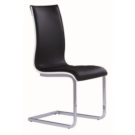 Casarredo Jídelní čalouněná židle H-133 černá/bílá