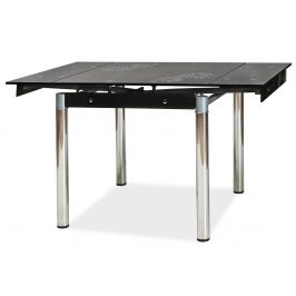 Casarredo Jídelní stůl GD-082 rozkládací černý