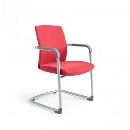 Office Pro Jednací židle JCON WHITE - červená 202