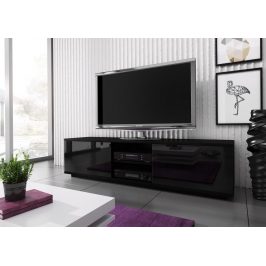 Casarredo Televizní stolek KIMI MINI černá/černá lesk