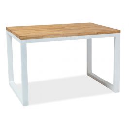 Casarredo Jídelní stůl LORAS II 150x90 dýha dub/bílá