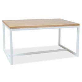 Casarredo Jídelní stůl LORAS A 180x90 dub masiv/bílá