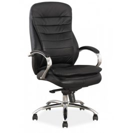 Casarredo Kancelářské křeslo Q-154 černá kůže