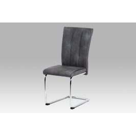 Autronic Jídelní židle DCH-192 GREY šedá koženka