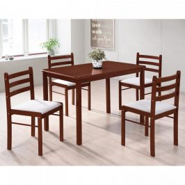 Idea Stůl + 4 židle FARO lak třešeň